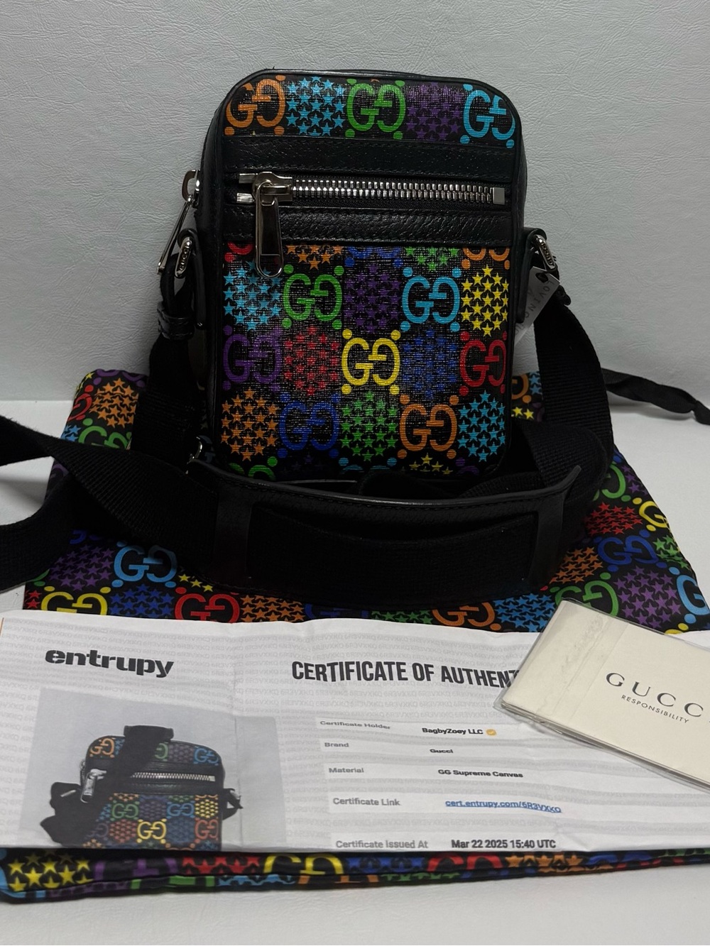 Gucci GG Limited Edition Psychedelic Messenger Bag